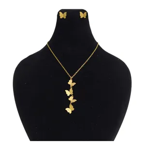 نیم ست زنانه طرح پروانه کد paz45