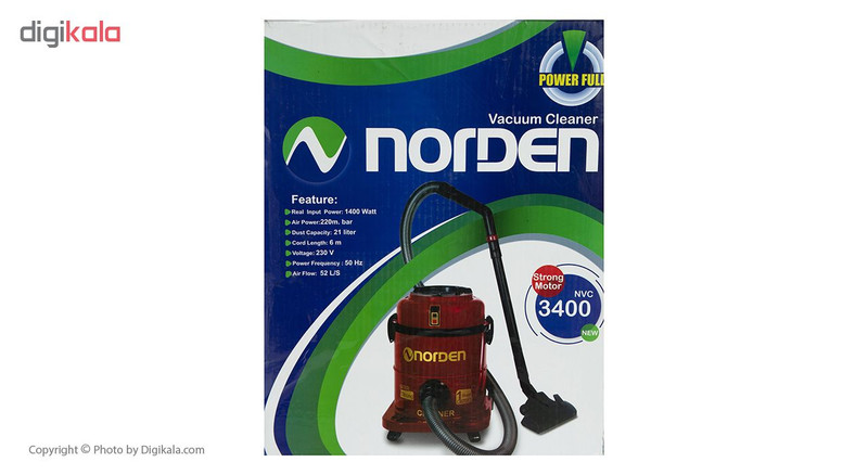 جاروبرقی نوردن مدل NORDEN1400