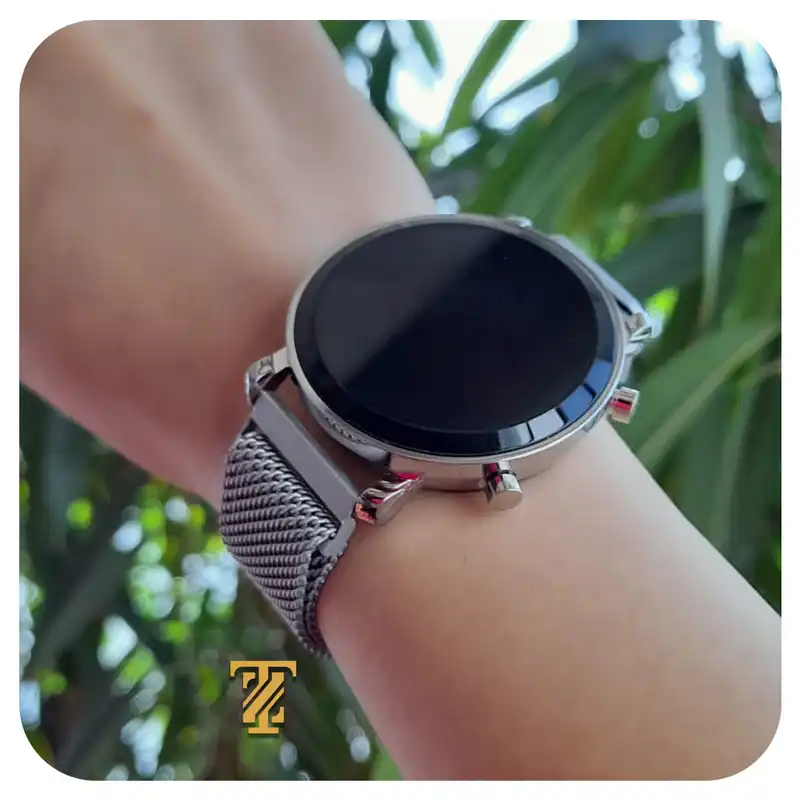 ساعت مچی دیجیتال مدل حصیری گرد sil