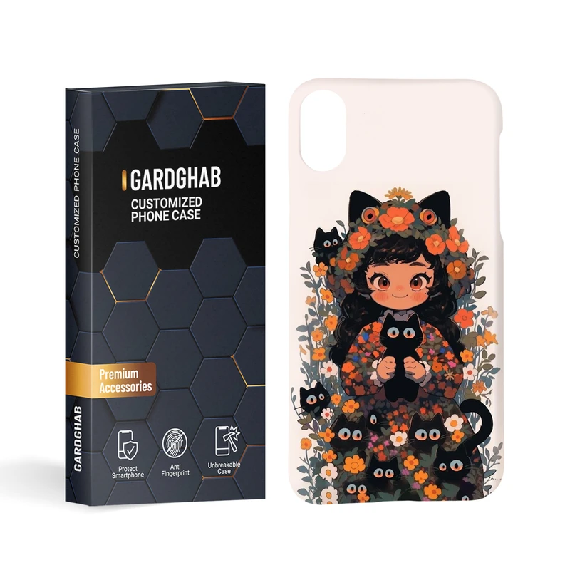 کاور گارد قاب مدل دخترانه مناسب برای گوشی موبایل اپل iPhone X / XS 