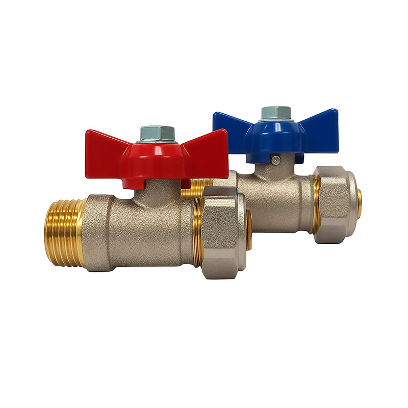 شیر مدل کلکتوری سایز1/2*20 بسته 2 عددی