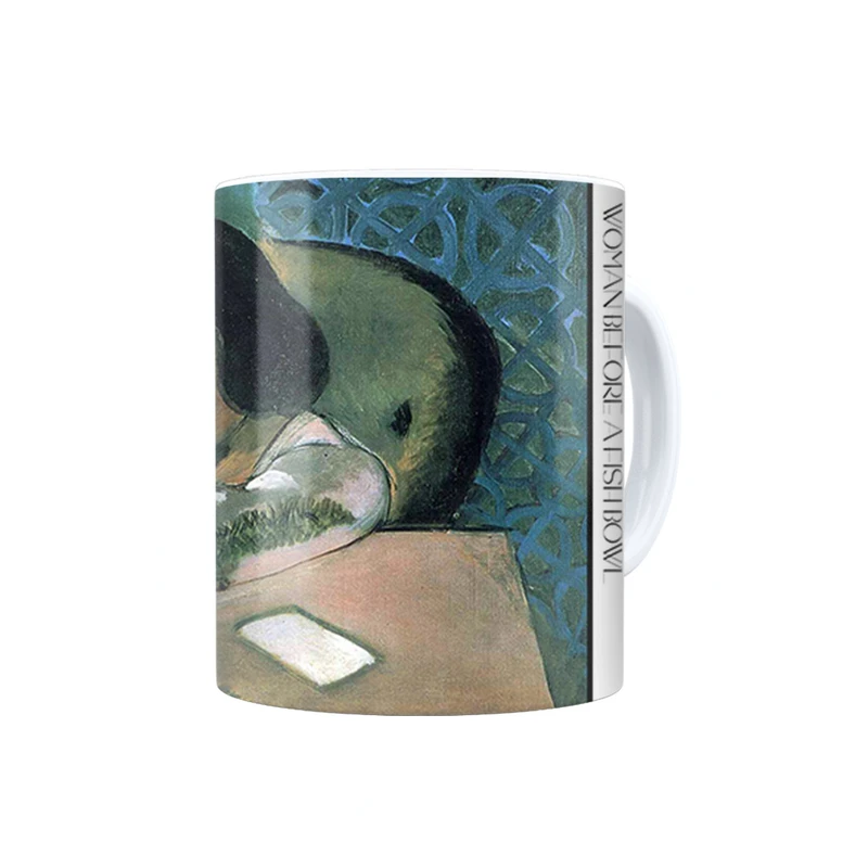 ماگ ترمه طراحان ایده مدل زنی پشت تنگ ماهی از ماتیس کد art0691