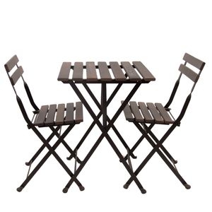 میز و صندلی ناهارخوری دو نفره دی سی سی طرح تارنو