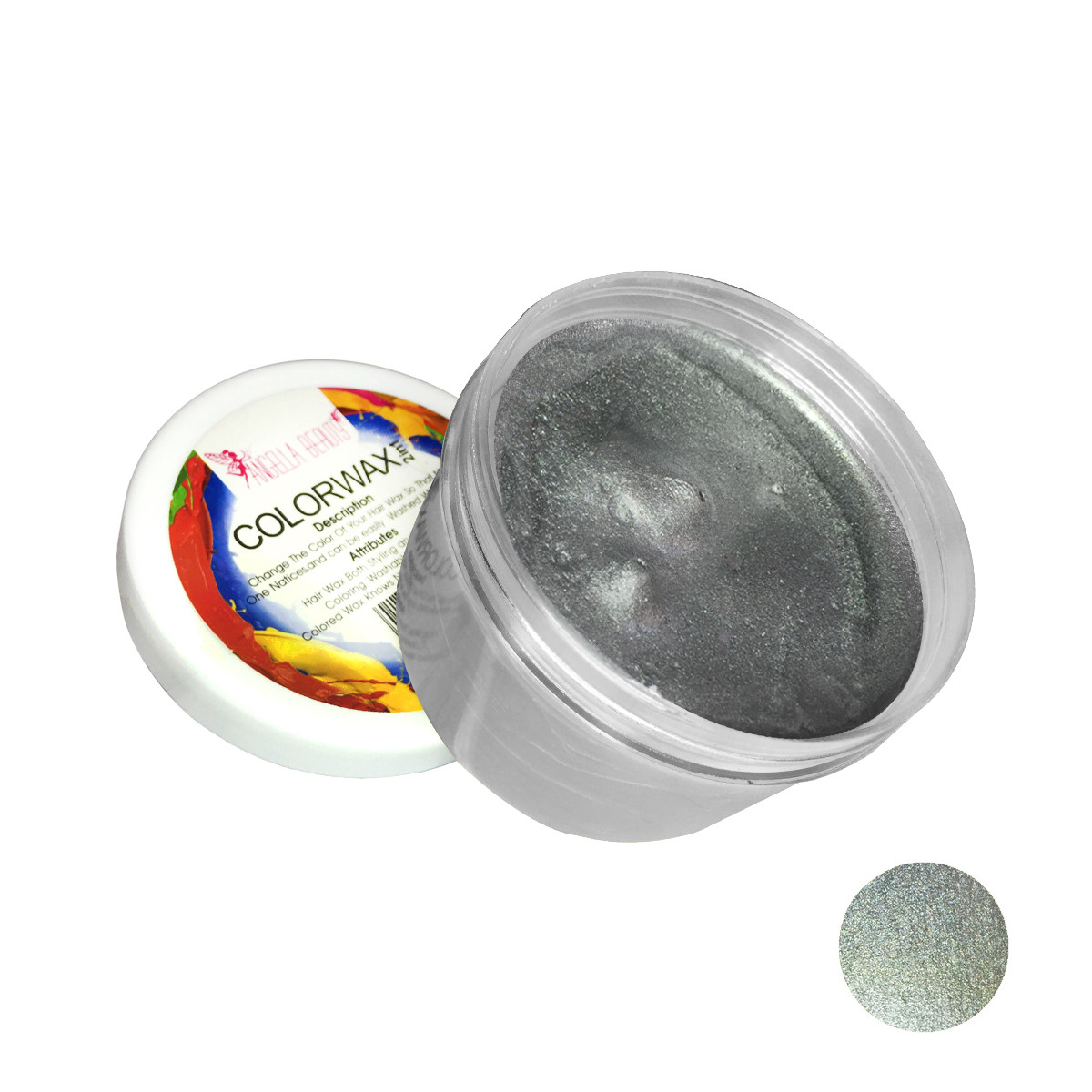 واکس مو آنجلا بیوتی شماره SLV12 حجم 150 میلی لیتر رنگ نقره ای