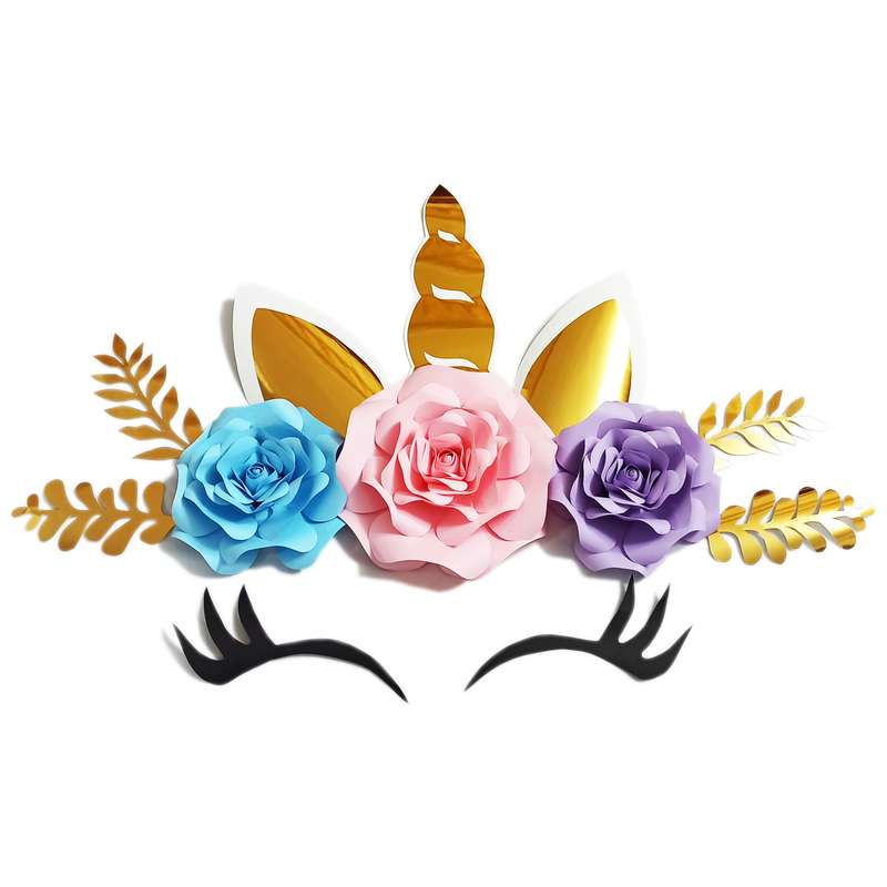 بنر دیواری طرح یونیکورن