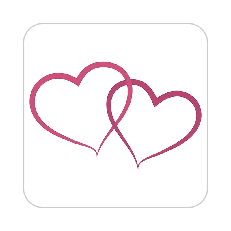 زیر لیوانی کاکتی طرح عاشقانه مدل mp39650