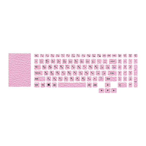 برچسب حروف فارسی کیبورد توییجین و موییجین مدل Pink 01 مناسب برای لپ تاپ لنوو 5 Legion به همراه استیکر تاچ پد
