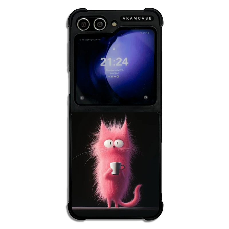 کاور آکام مدل AMC-WSGZFLIP5-CATS-35 مناسب برای گوشی موبایل سامسونگ Galaxy Z Flip 5