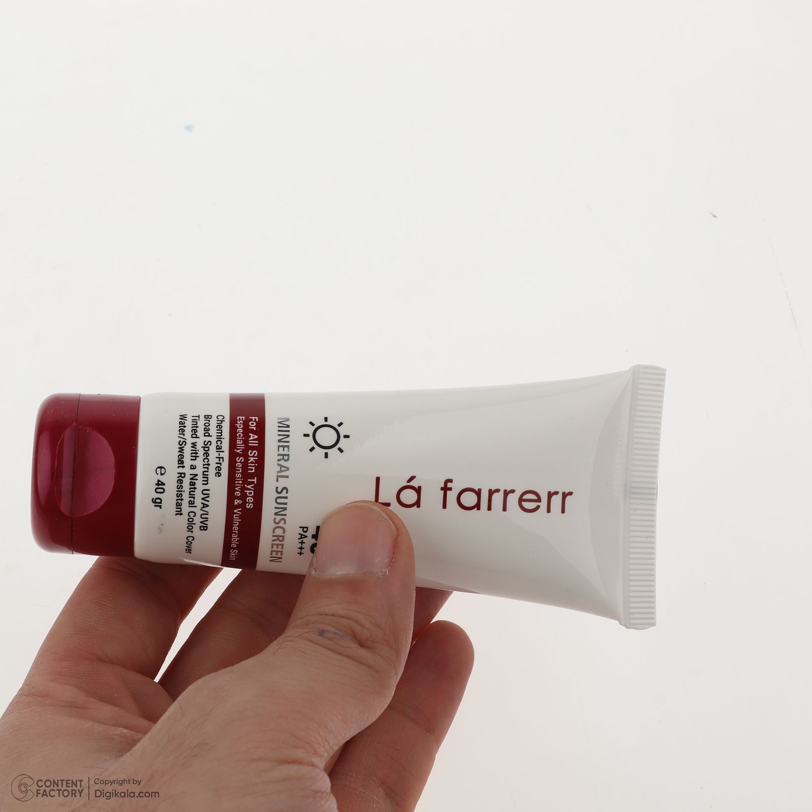 کرم ضد آفتاب رنگی لافارر SPF 40 مدل مینرال حاوی محافظ UVA و UVB و PA+++ ‌مناسب انواع پوست حجم 40 میلی‌لیتر -  - 7