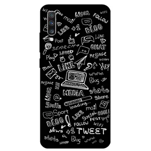 Megafone Social Media 1898 Cover For Samsung Galaxy A70 / A70 S