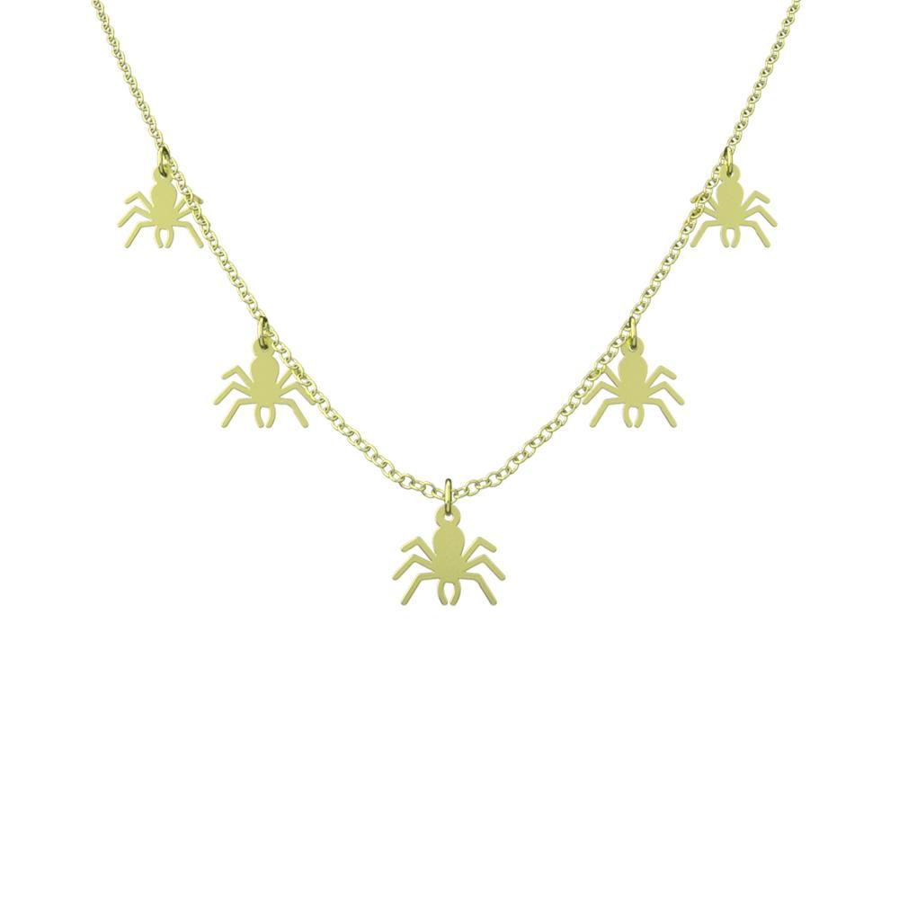 گردنبند طلا 18 عیار زنانه مدوپد مدل عنکبوت کد RNA11794 -  - 6