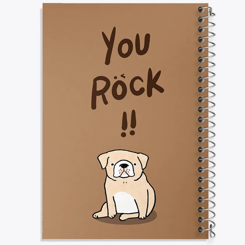 دفتر مشق 50 برگ خندالو طرح سگ کد N1353