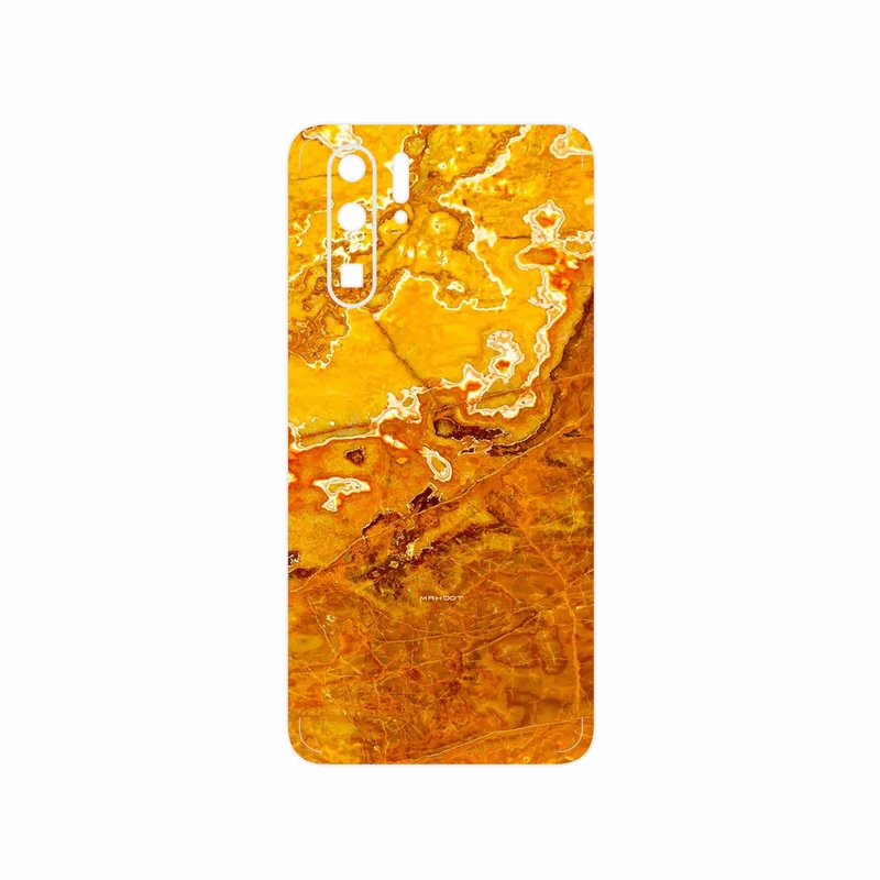 برچسب پوششی ماهوت مدل Gold Marble مناسب برای گوشی موبایل هوآوی P30 Pro
