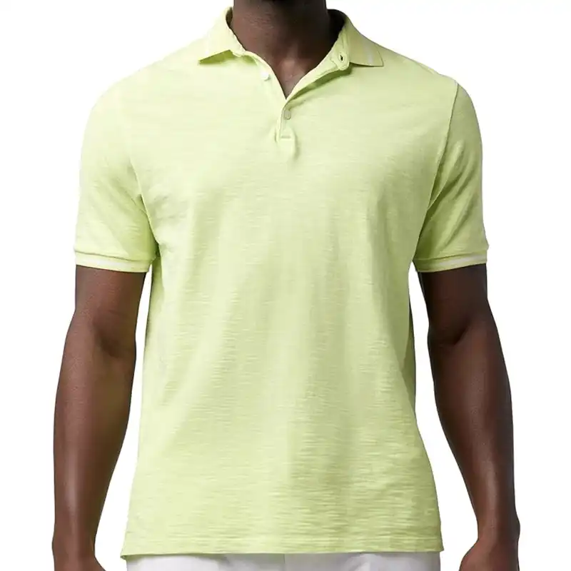 پولوشرت آستین کوتاه مردانه مدل Citron match point tipped slub