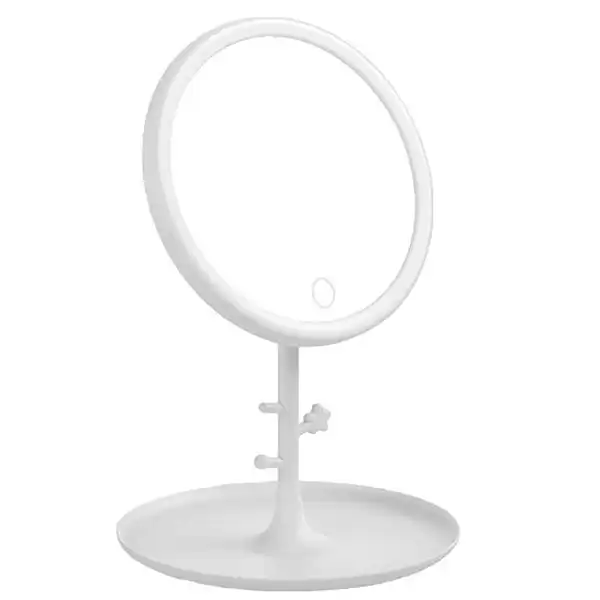 استند لوازم آرایشی و آینه برقی مدل MAKEUP