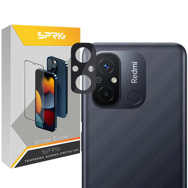 محافظ لنز دوربین اسپریگ مدل 3D-SP مناسب برای گوشی موبایل شیائومی Redmi 12C