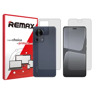 Remax HyGEL model transparent screen protector suitable for Xiaomi 13 Lite mobile phone along with the back protector