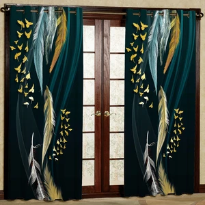 پرده مدل پر هازان پانچی کد 2413 سایز 140x200 سانتی متر