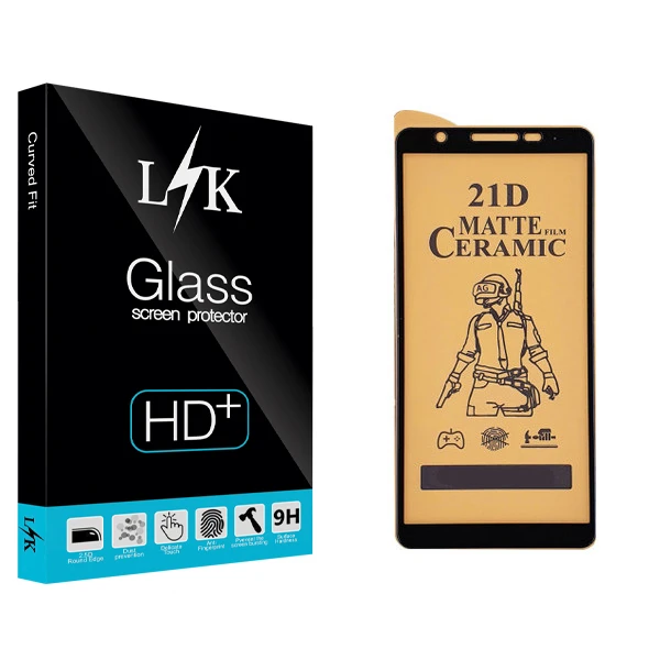محافظ صفحه نمایش سرامیکی ال کی مدل Hard glass مناسب برای گوشی موبایل سامسونگ Galaxy A3 Core