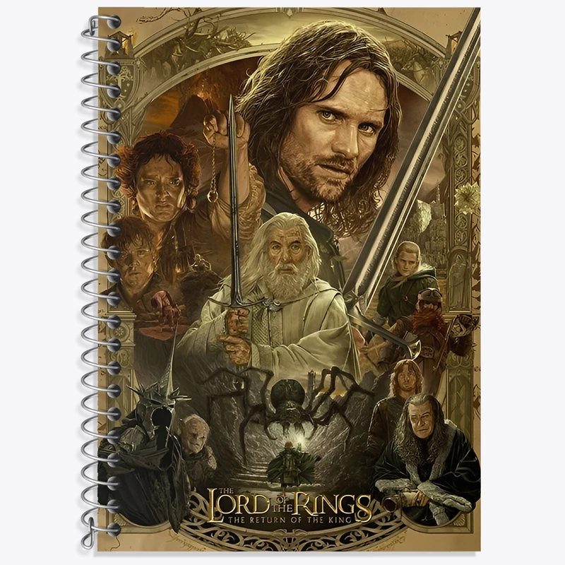 دفتر لغت 50 برگ خندالو طرح ارباب حلقه ها (Lord of the Rings)  کد N2850