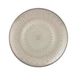 پیش دستی میوه خوری لرین چینی مدل تخت 21 کد 420014 مجموعه 6 عددی