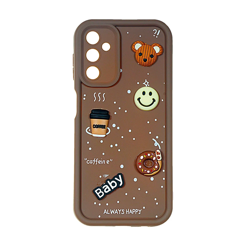 کاور مدل عروسکی برجسته کد Solid مناسب برای گوشی موبایل سامسونگ Galaxy A14 