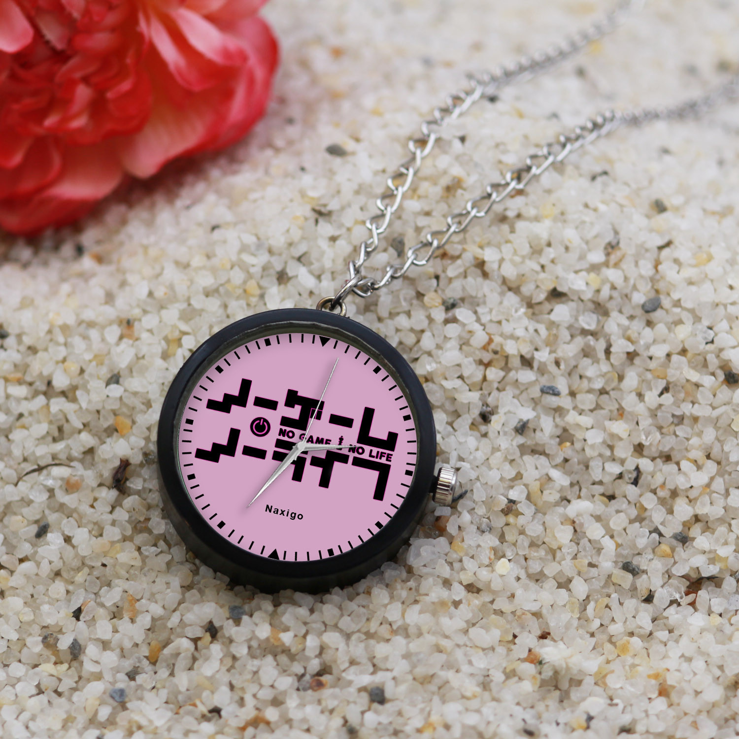 ساعت گردنبندی عقربه ای ناکسیگو مدل No Game No Life کد NF13436