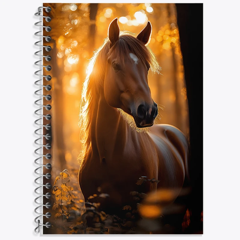 دفتر لغت 50 برگ خندالو طرح اسب کد F8500