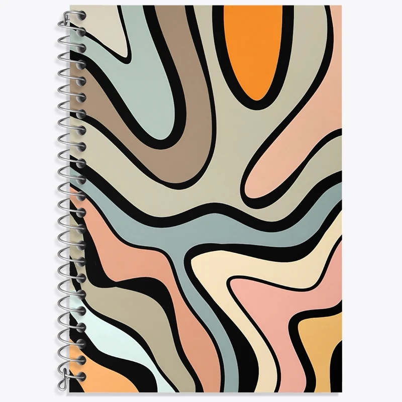 دفتر لغت 50 برگ خندالو طرح پترن فانتزی کد N2616