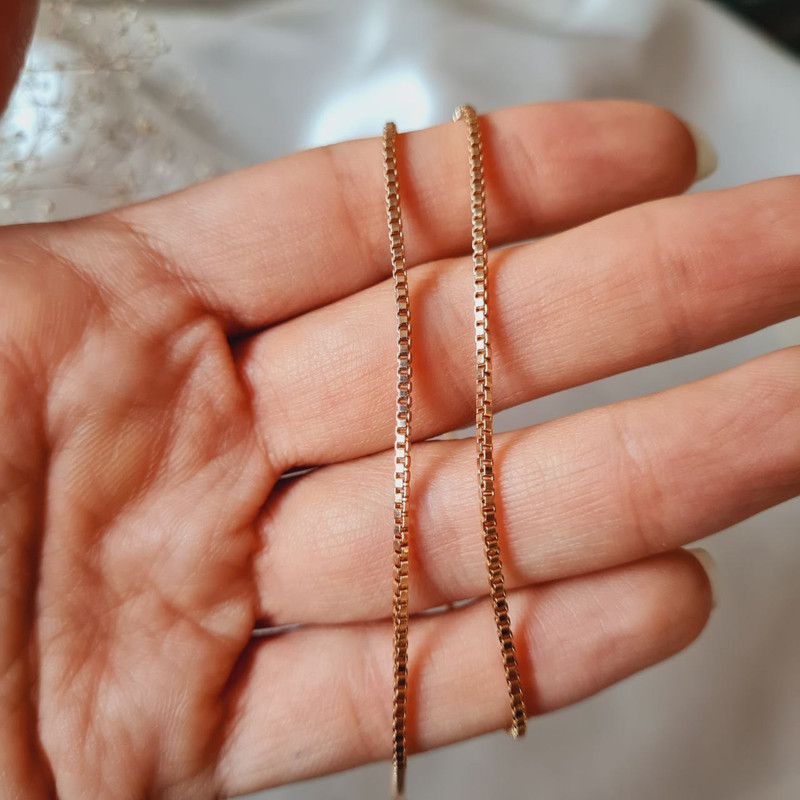 زنجیر زنانه ژوپینگ مدل ونیزی کد 810 زنجیر زنانه ژوپینگ مدل ونیزی کد 810