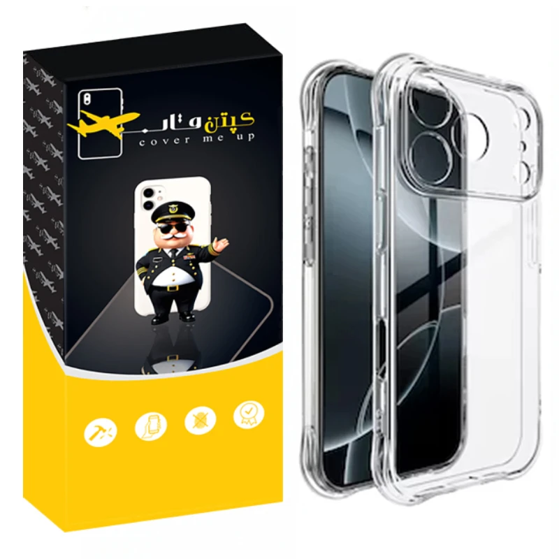 کاور کپتن قاب مدل Crystal مناسب برای گوشی موبایل اپل Iphone 17 Pro
