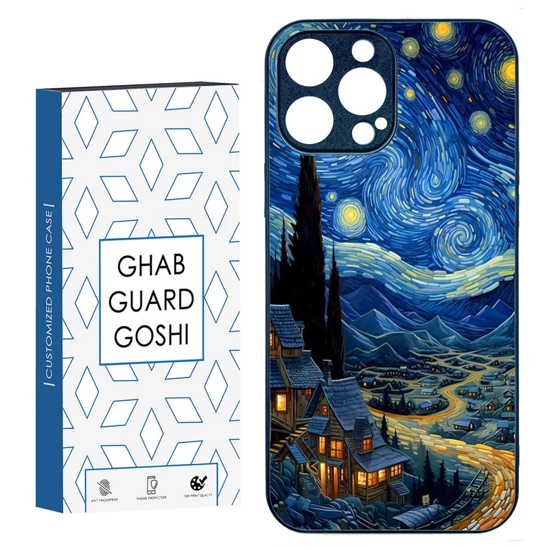 کاور قاب گارد گوشی طرح ونگوگ کد TPU-069 مناسب برای گوشی موبایل اپل IPHONE 15 PRO MAX