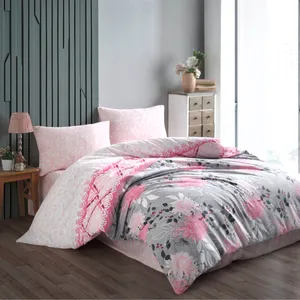 سرویس ملحفه بیلینا مدل Mimoza دو نفره 4 تکه
