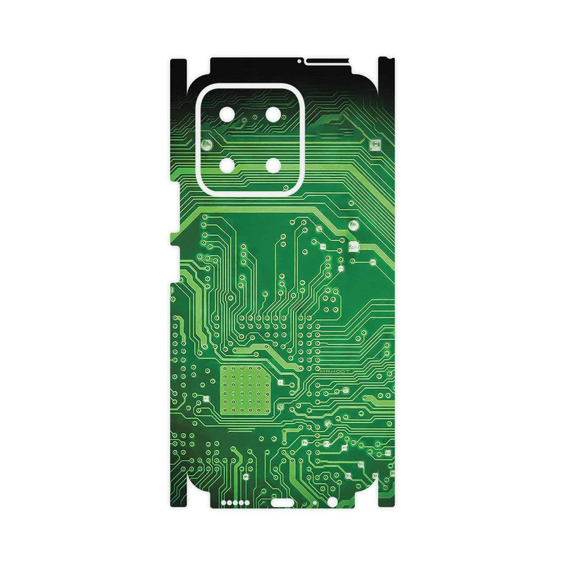 برچسب پوششی ماهوت مدل Green_Printed_Circuit_Board-FullSkin مناسب برای گوشی موبایل آنر X5b Plus