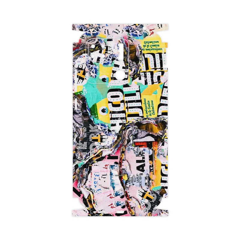 برچسب پوششی ماهوت مدل Collage of Teared Paper-FullSkin مناسب برای گوشی موبایل شیائومی Redmi 10A