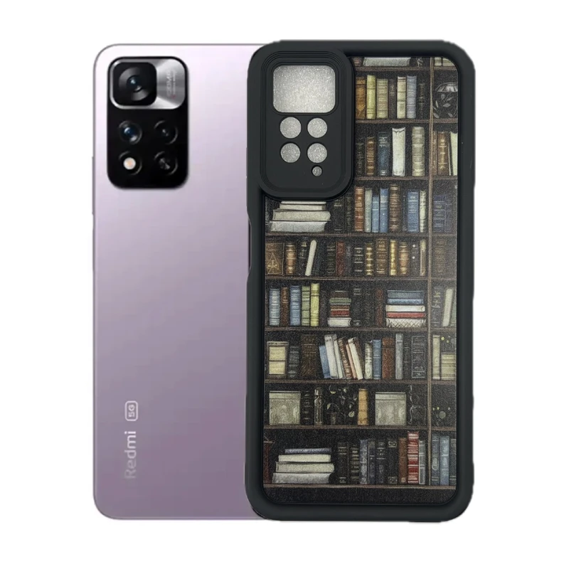 کاور طرح کتابخانه نیمه شب مناسب برای گوشی موبایل شیائومی Redmi Note 11 Pro 4g