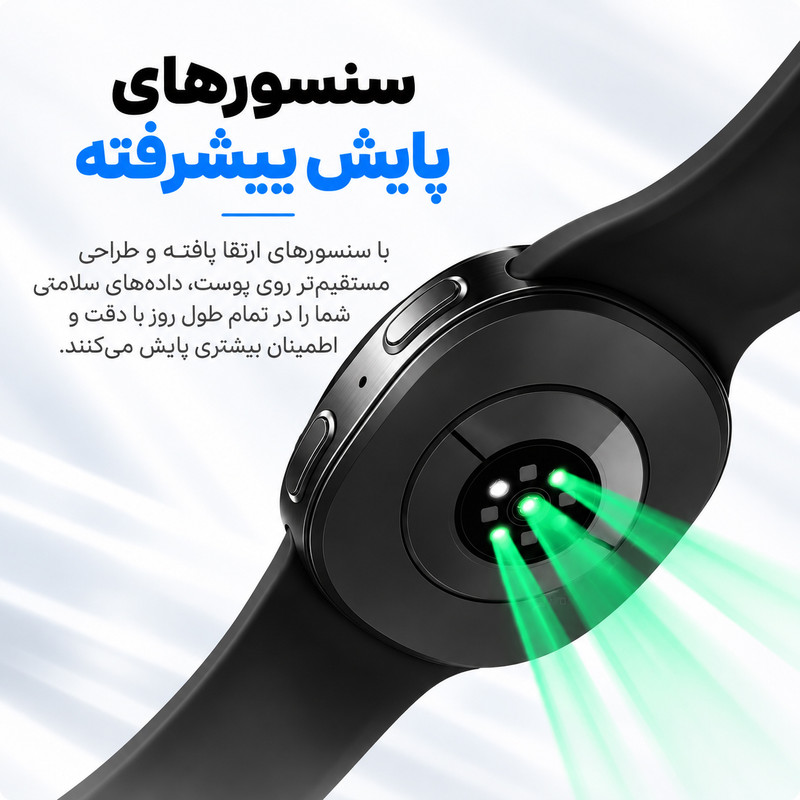 ساعت هوشمند 38 میلی‌متری مدل GX40 با بند سیلیکونی
