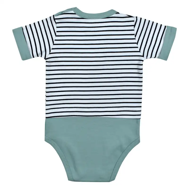 بادی آستین کوتاه نوزادی اسپیکو مدل رافائل