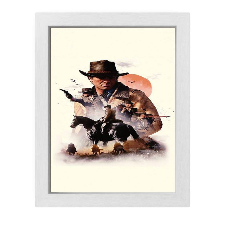 تابلو طرح بازی Red Dead Redemption 2
