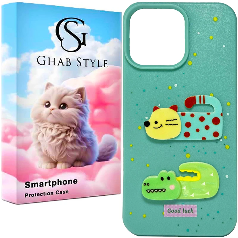 کاورقاب استایل مدل گربه مناسب برای گوشی موبایل اپل iPhone 16 Pro Max