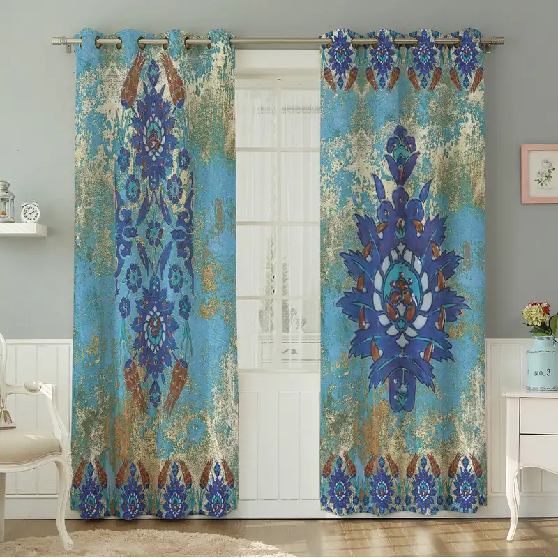 پرده نیروانا طرح مدرن مدل مخمل کد 4744 سایز 140×280 سانتی متر