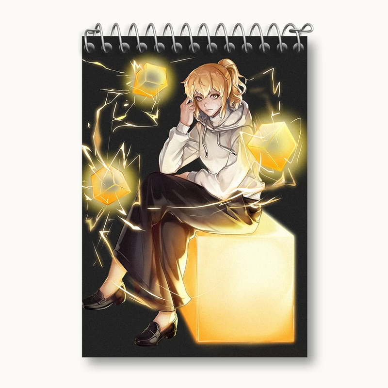 دفتر یادداشت 50 برگ خندالو مدل راچل انیمه برج خدا کد 34956