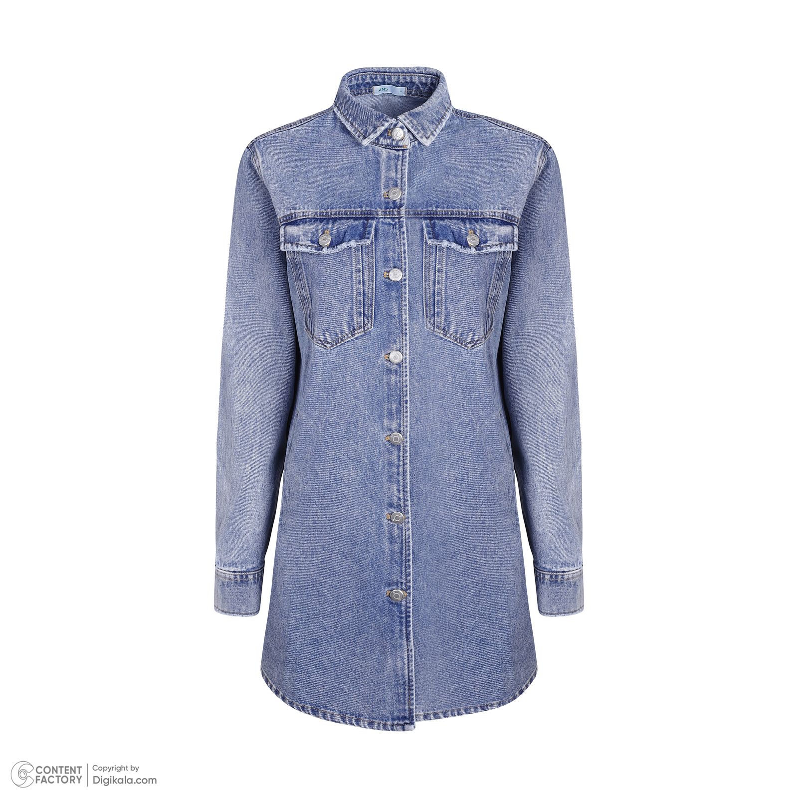 مانتو جین زنانه آر اِن اِس مدل 110921865804 -  - 4