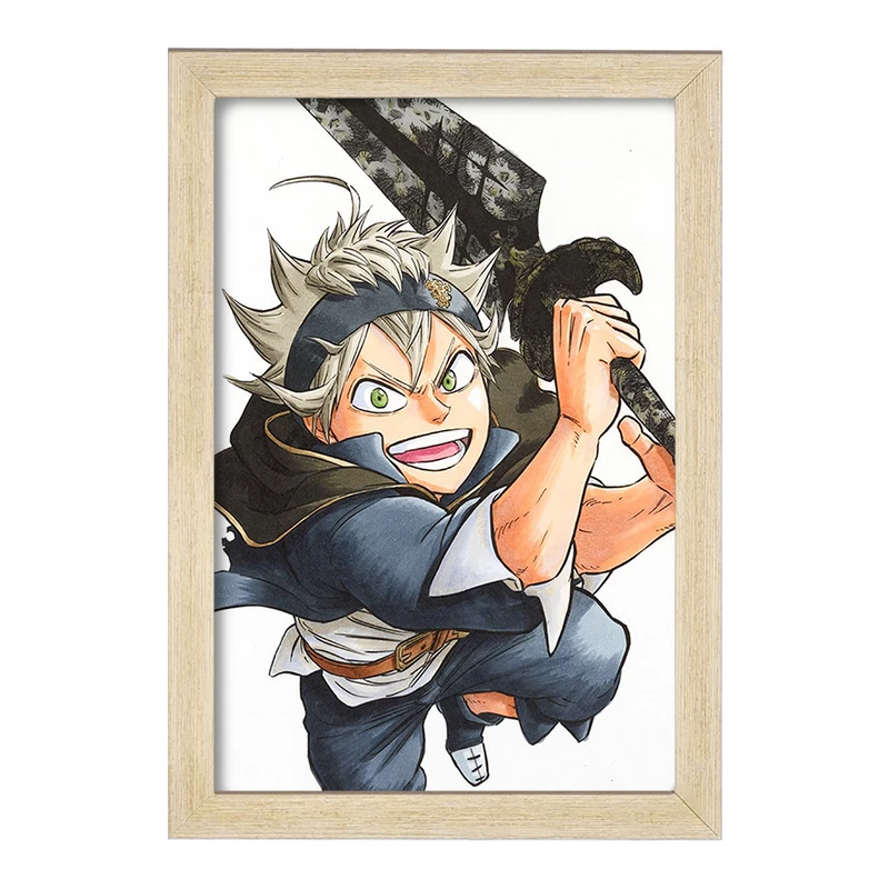 تابلو خندالو مدل آستا انیمه بلک کلاور Black Clover   کد 11725