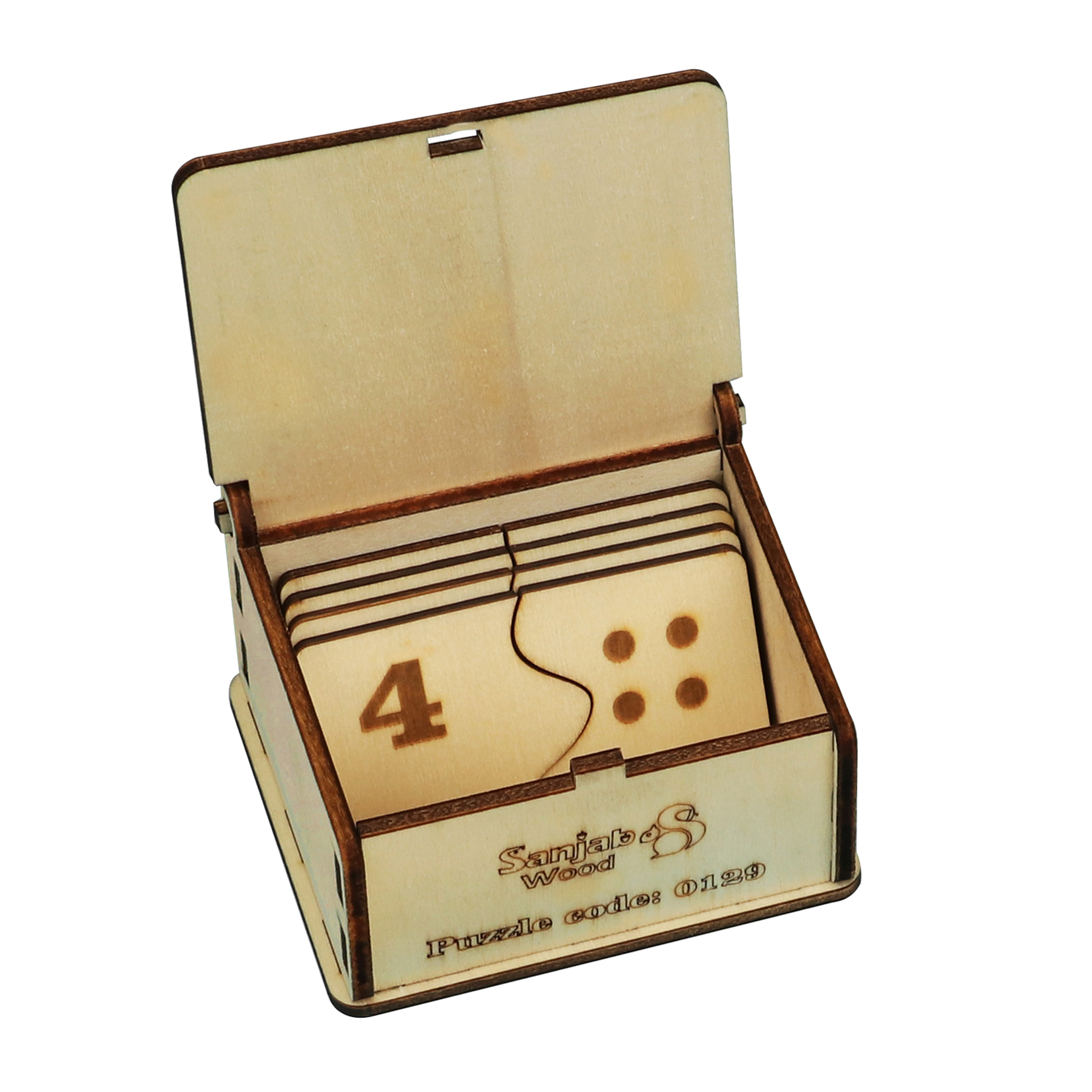 بازی آموزشی اعداد سنجاب وود مدل Dominoes number Puzzle -  - 4