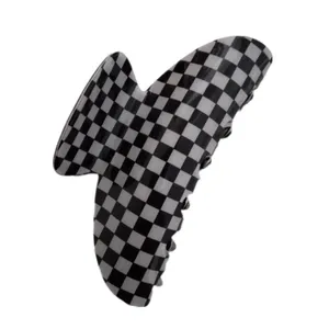 کلیپس مو زنانه مدل شطرنجی