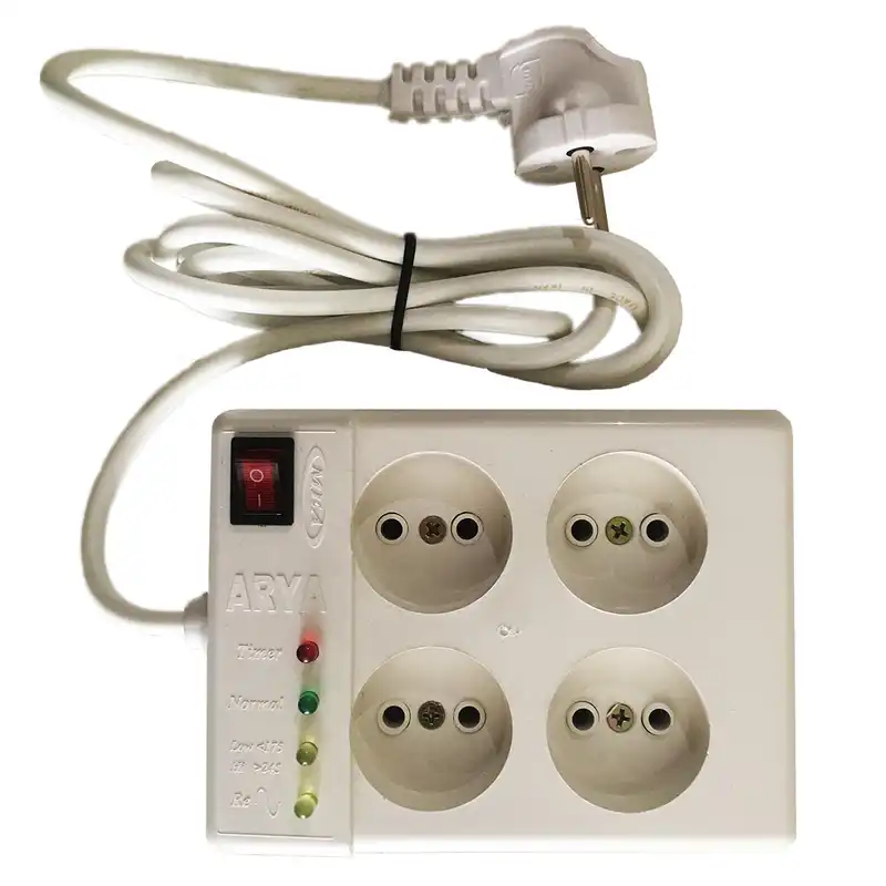 محافظ ولتاژ آریا مدل 4 خروجی