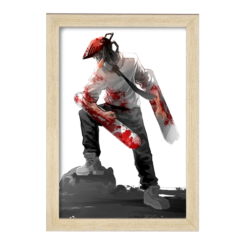 تابلو خندالو مدل دنجی انیمه مرد اره ای Chainsaw Man  کد 17858