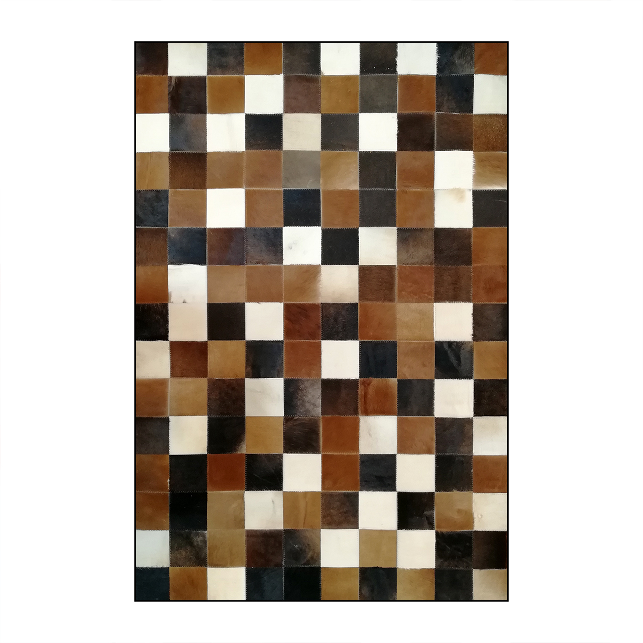 کلاژ فرش پوست و چرم کمالی مدل AD-0203