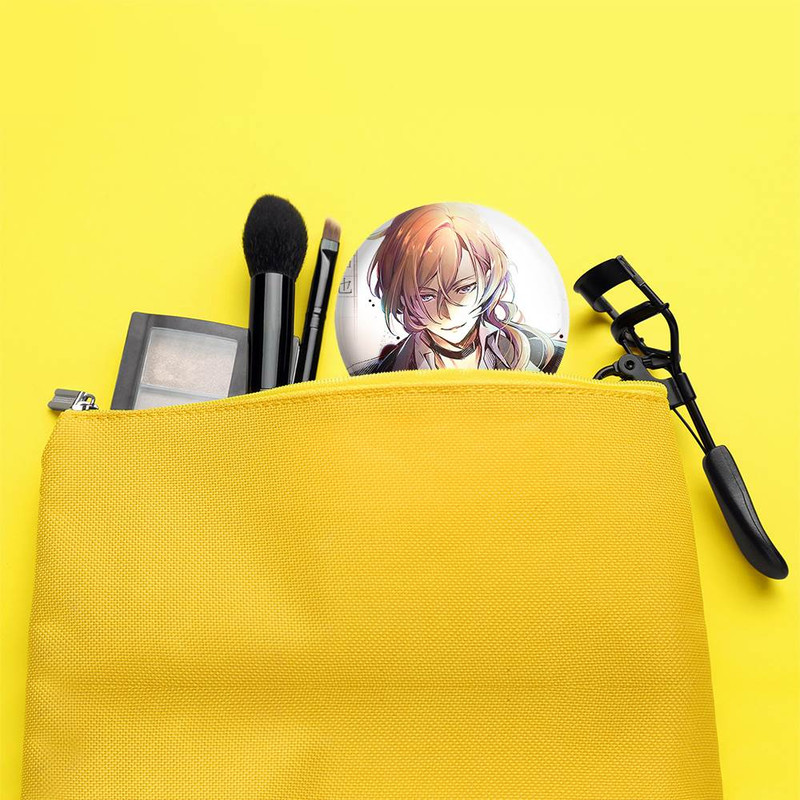 آینه جیبی خندالو مدل چویا سان انیمه سگ های ولگرد بانگو  کد 11760